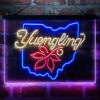 Yuengling Ohio State Buckeye 3-Color LED Sign Man Cave Home Bar Pub Decor