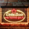 ZiegenBock Amber Only Texans Get it LED Sign Home Bar Decor