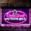 ZiegenBock Amber Only Texans Get it LED Sign Home Bar Decor