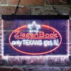 ZiegenBock Amber Only Texans Get it LED Sign Home Bar Decor