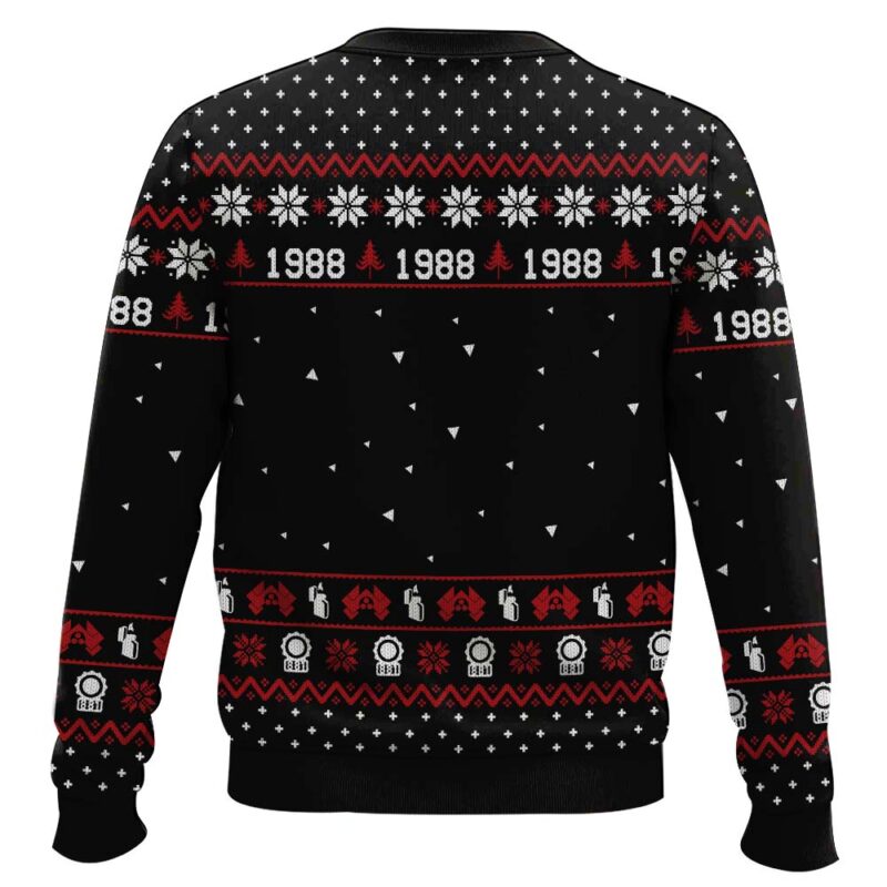 Hooktab 1988 Christmas Party Nakatomi Plaza Die Hard Ugly Christmas Sweater Hooktab 1988 Christmas Party Nakatomi Plaza Die Hard Ugly Christmas Sweater