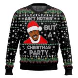 Hooktab 2PAC Ain't Nothing But A Christmas Party Ugly Christmas Sweater