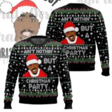 Hooktab 2PAC Ain't Nothing But A Christmas Party Ugly Christmas Sweater