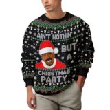 Hooktab 2PAC Ain't Nothing But A Christmas Party Ugly Christmas Sweater