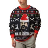 Hooktab 300 Sparta "This Is Santaaa" Ugly Christmas Sweater