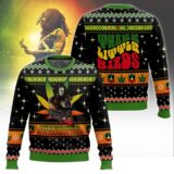 Hooktab 420 Bob Marley Every Liltle Thing Is Gonna Be Alright Ugly Christmas Sweater