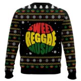 Hooktab 420 Bob Marley "Love The Life You Live, Live The Live You Love" Ugly Christmas Sweater
