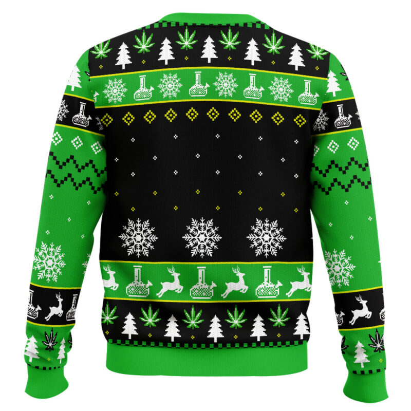 Hooktab 420 Cap N Kush Ugly Christmas Sweater Hooktab 420 Cap N Kush Ugly Christmas Sweater