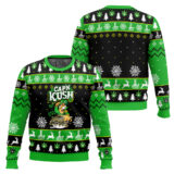 Hooktab 420 Cap N Kush Ugly Christmas Sweater