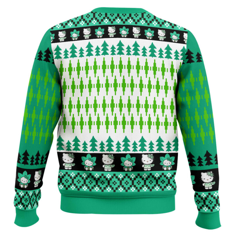 Hooktab 420 Hello Kitty Just Smoke And Let That Shit Go Ugly Christmas Sweater Hooktab 420 Hello Kitty Just Smoke And Let That Shit Go Ugly Christmas Sweater