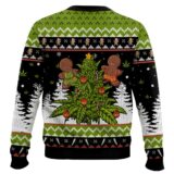 Hooktab 420 Let's Get Baked 420 Marijuana Ugly Christmas Sweater
