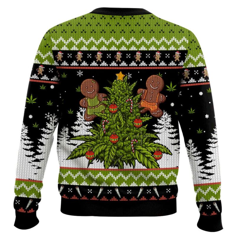 Hooktab 420 Let's Get Baked 420 Marijuana Ugly Christmas Sweater Hooktab 420 Let's Get Baked 420 Marijuana Ugly Christmas Sweater