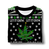 Hooktab 420 Let’s it Grow Ugly Christmas Sweater