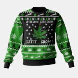 Hooktab 420 Let’s it Grow Ugly Christmas Sweater