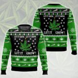 Hooktab 420 Let’s it Grow Ugly Christmas Sweater