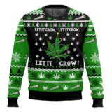 Hooktab 420 Let’s it Grow Ugly Christmas Sweater