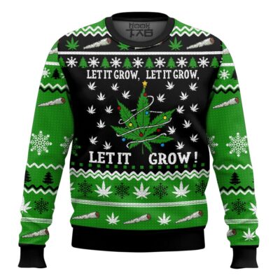Hooktab 420 Let’s it Grow Ugly Christmas Sweater