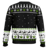 Hooktab 420 Marijuana Rick Ugly Christmas Sweater