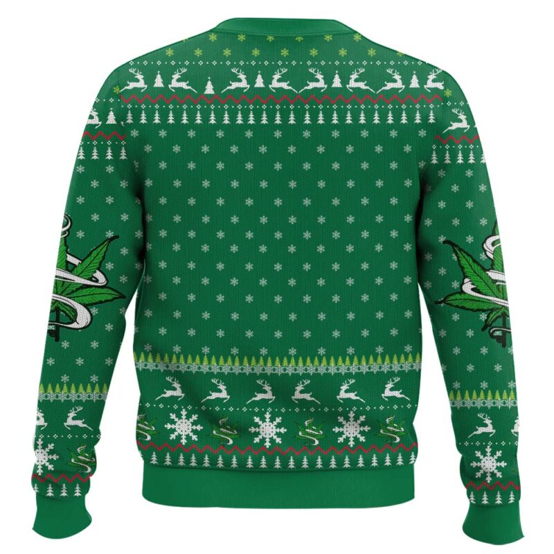 Hooktab 420 Mistlestoned Ugly Christmas Sweater Hooktab 420 Mistlestoned Ugly Christmas Sweater