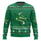 Hooktab 420 Mistlestoned Ugly Christmas Sweater
