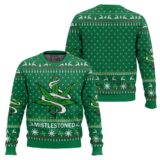 Hooktab 420 Mistlestoned Ugly Christmas Sweater