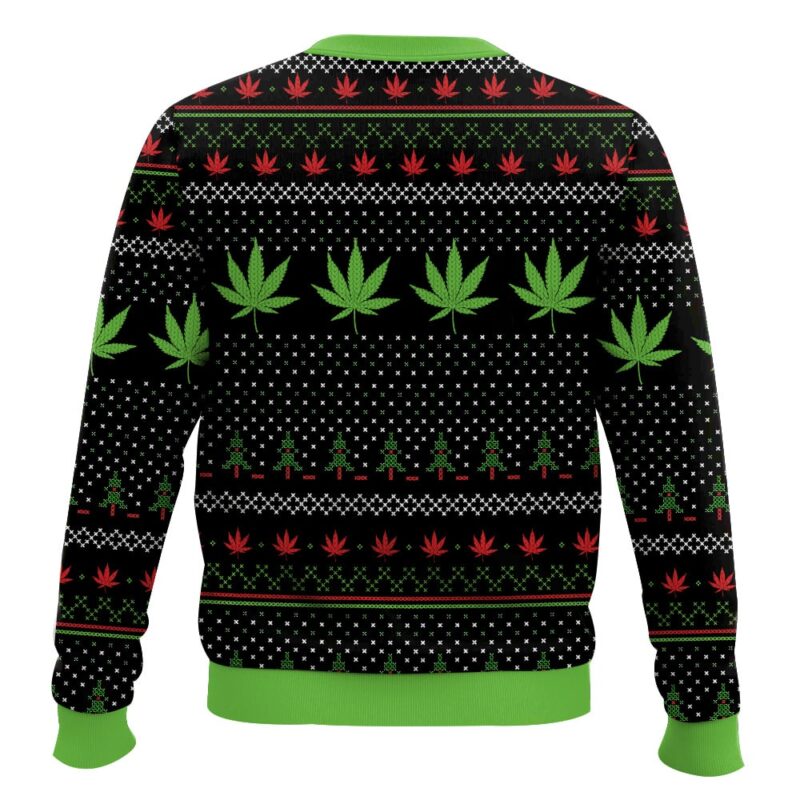 Hooktab 420 Stoned Alone Ugly Christmas Sweater Hooktab 420 Stoned Alone Ugly Christmas Sweater