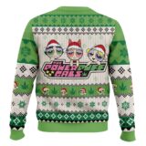 Hooktab 420 The Stoned Power Puff Girls Ugly Christmas Sweater