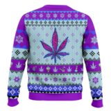 Hooktab 420 This Tree Ain't The Only Thing Getting Lit This Year Ugly Christmas Sweater