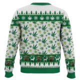 Hooktab 420 Yoda "Stoned I am Smoke More We Must" Ugly Christmas Sweater