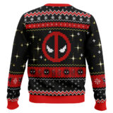 Hooktab 8bit Deadpool Ugly Christmas Sweater