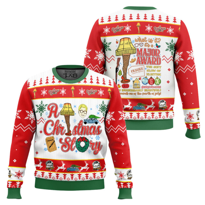 Hooktab A Christmas Story Ugly Christmas Sweater Hooktab A Christmas Story Ugly Christmas Sweater