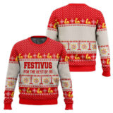Hooktab A Festivus For The Rest Of Us Seinfeld Ugly Christmas Sweater