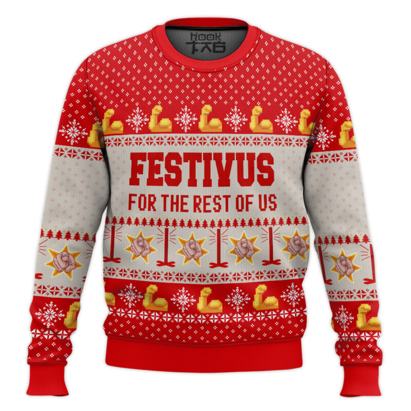 Hooktab A Festivus For The Rest Of Us Seinfeld Ugly Christmas Sweater