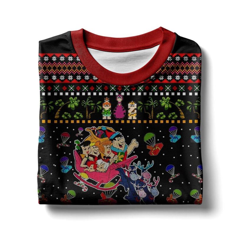 Hooktab A Flintstones Christmas The Flintstones Ugly Christmas Sweater Hooktab A Flintstones Christmas The Flintstones Ugly Christmas Sweater