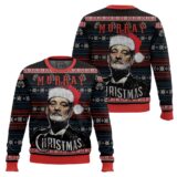Hooktab A Very Murray Christmas Bill Murray Ugly Christmas Sweater