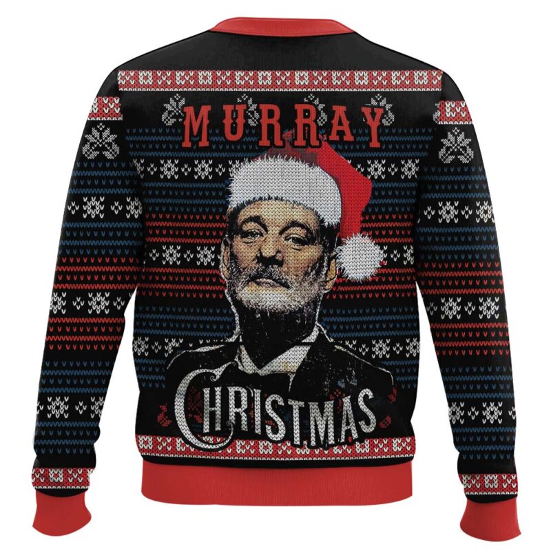 Hooktab A Very Murray Christmas Bill Murray Ugly Christmas Sweater Hooktab A Very Murray Christmas Bill Murray Ugly Christmas Sweater