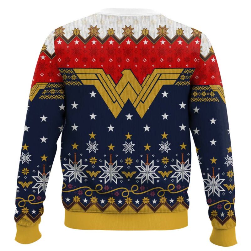 Hooktab A Wonder-ful Christmas Time Ugly Christmas Sweater Hooktab A Wonder-ful Christmas Time Ugly Christmas Sweater