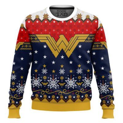 Hooktab A Wonder-ful Christmas Time Ugly Christmas Sweater