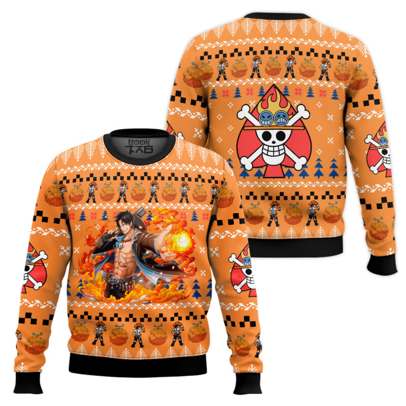 Hooktab Ace One Piece Ugly Christmas Sweater Hooktab Ace One Piece Ugly Christmas Sweater