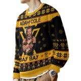 Hooktab Adam Cole Bay Bay WWE Ugly Christmas Sweater