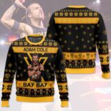 Hooktab Adam Cole Bay Bay WWE Ugly Christmas Sweater