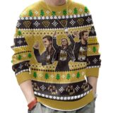 Hooktab Adam Cole WWE Ugly Christmas Sweater