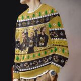 Hooktab Adam Cole WWE Ugly Christmas Sweater