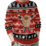 Hooktab Adam Copeland WWE Ugly Christmas Sweater