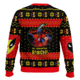 Hooktab Adamantium B!#ch! Deadpool & Wolverine Ugly Christmas Sweater