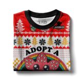 Hooktab Adopt A Demodog Stranger Things Ugly Christmas Sweater