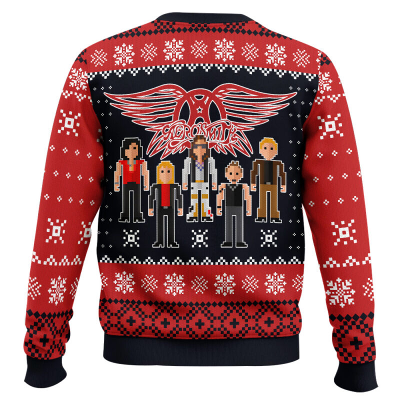 Hooktab Aerosmith Ugly Christmas Sweater Hooktab Aerosmith Ugly Christmas Sweater