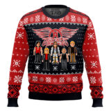Hooktab Aerosmith Ugly Christmas Sweater