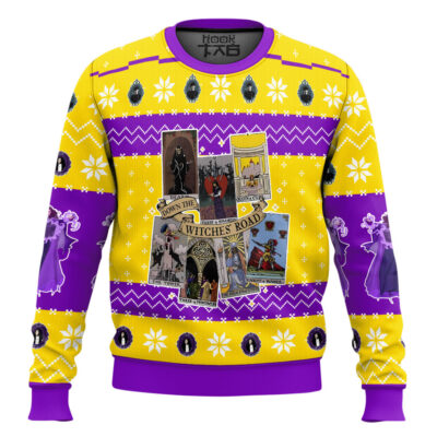 Hooktab Agatha All Along The Witches' Road Ugly Christmas Sweater
