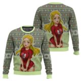 Hooktab Ahegao Zelda Ugly Christmas Sweater